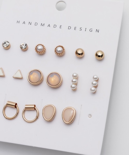 ciite'(シーテ)の「ピアス 8セット / pierce 8 set(ピアス(両耳用)・レディース・ゴールド/シルバー・FREE)」の6枚目の写真