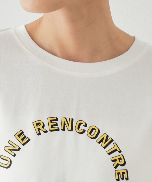 OPAQUE.CLIP（オペークドットクリップ）の「◆《STORY掲載》ロゴプリントロングTシャツ【洗濯機洗い可】（Tシャツ/カットソー・レディース・ホワイト/グレー/ブラック・38/40/42）」の19枚目の写真