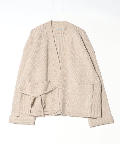 rehacer（レアセル）の「rehacer : Kimono Knit Loose Cardigan（ニット/セーター・メンズ・ベージュ/グレー・LARGE/MEDIUM）」の12枚目の写真
