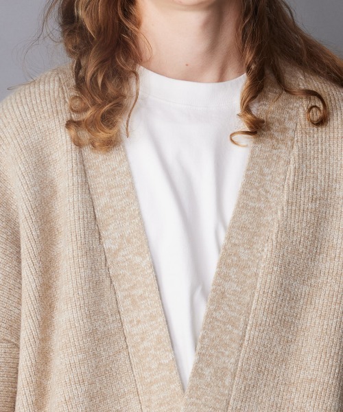 rehacer（レアセル）の「rehacer : Kimono Knit Loose Cardigan（ニット/セーター・メンズ・ベージュ/グレー・LARGE/MEDIUM）」の11枚目の写真