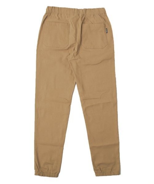 GLAZOS(グラソス)の「【大人向けサイズあり】スーパーストレッチ裏起毛ツイル・ジョガーパンツ(その他パンツ・キッズ・カーキ/ブラック/ベージュ・S/M/L/LL)」の10枚目の写真