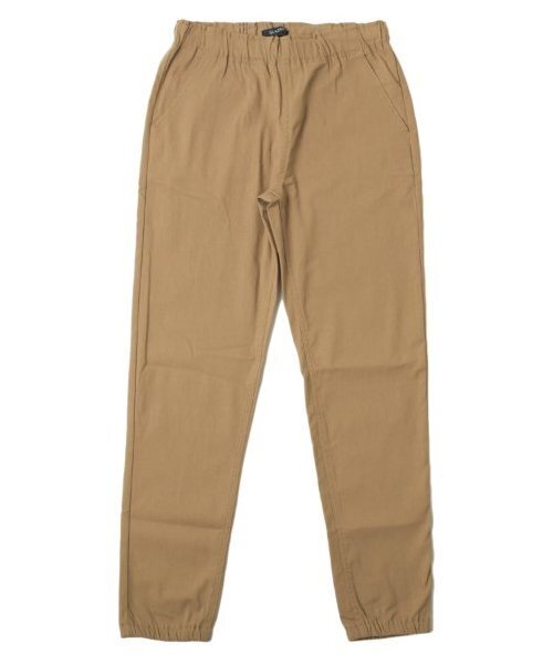 GLAZOS(グラソス)の「【大人向けサイズあり】スーパーストレッチ裏起毛ツイル・ジョガーパンツ(その他パンツ・キッズ・カーキ/ブラック/ベージュ・S/M/L/LL)」の13枚目の写真