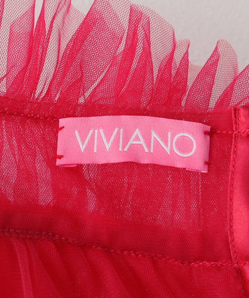 VIVIANO(ヴィヴィアーノ)の「【VIVIANO / ヴィヴィアーノ】Tulle Cami Top(キャミソール・レディース・レッド・SMALL)」の21枚目の写真