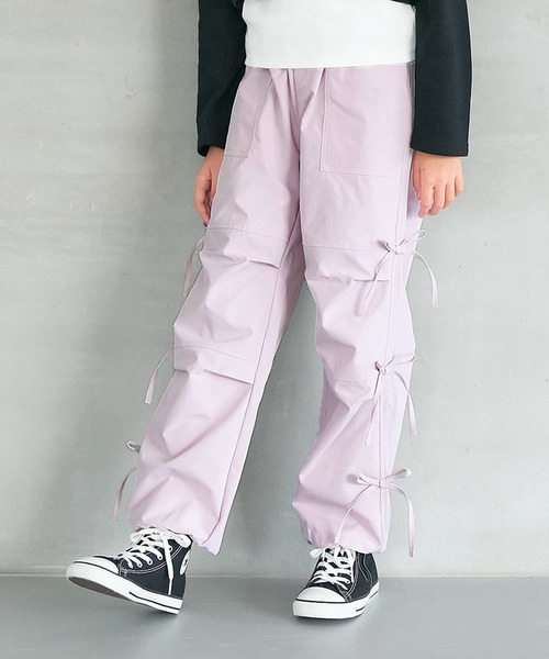 キッズ リボンパラシュートパンツ（その他パンツ）｜coca（coca