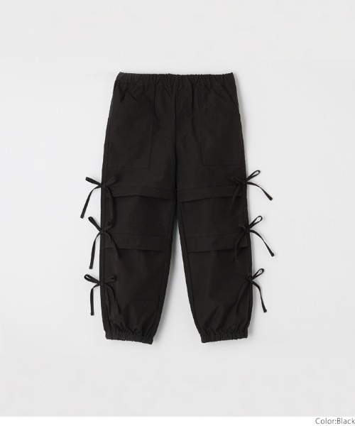 キッズ リボンパラシュートパンツ（その他パンツ）｜coca（coca