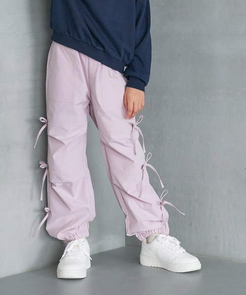 キッズ リボンパラシュートパンツ（その他パンツ）｜coca（coca