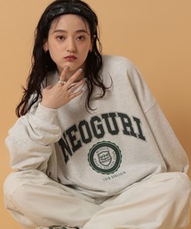 【NEOGURI/ノグリ】コラボ/プリントオーバーサイズスウェット