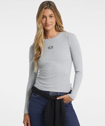 GUESS JEANS | GUESS JEANS Ls Cn Slim Embro Tee 長袖Tシャツ(Tシャツ/カットソー)