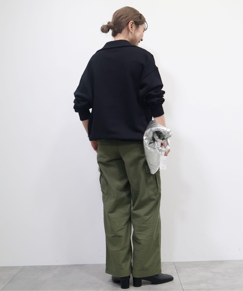 TAUPE /ビューティフルアメリカンコンビスウェット サイズ2(M相当美品 セール】ハーフZIPスウェット1（スウェット）｜AMERICAN HOLIC