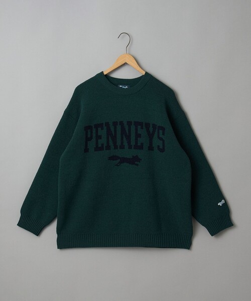 PENNEYS(ぺニーズ)の「Penneys(ぺニーズ)別注モールジャガードロゴニット(ニット/セーター・レディース・ダークグレー/ネイビー/オフホワイト/ダークグリーン・FREE)」の22枚目の写真