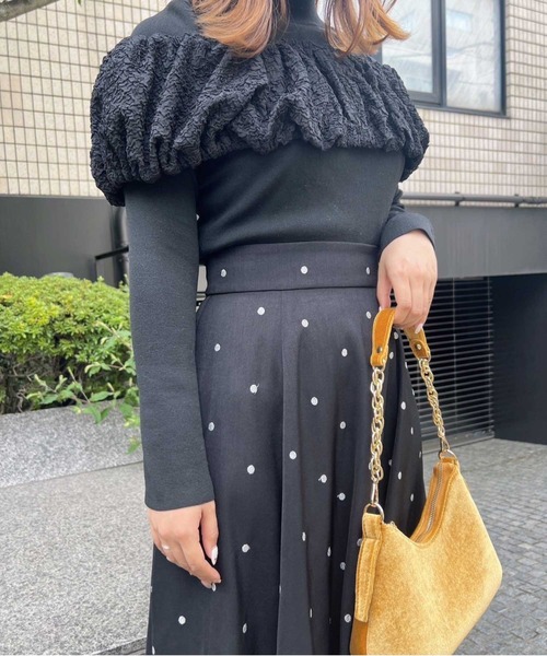 NOELA（ノエラ）の「ドット刺繍フレアスカート（スカート）」 - WEAR