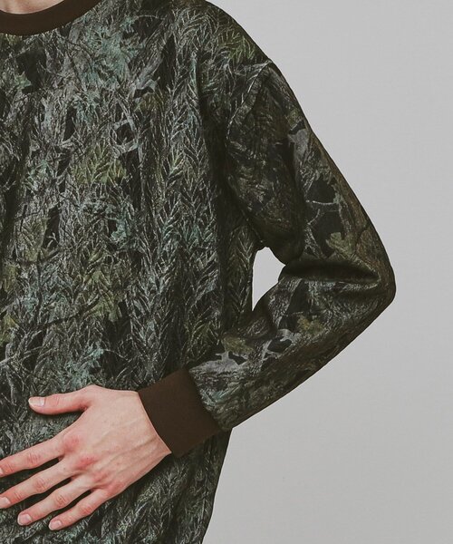 tk.TAKEO KIKUCHI（ティーケータケオキクチ）の「◆カモフラージュプリントカットソー（Tシャツ/カットソー・メンズ・ダークブラウン系3/ネイビー系3/ブラック系3・02/03）」の9枚目の写真