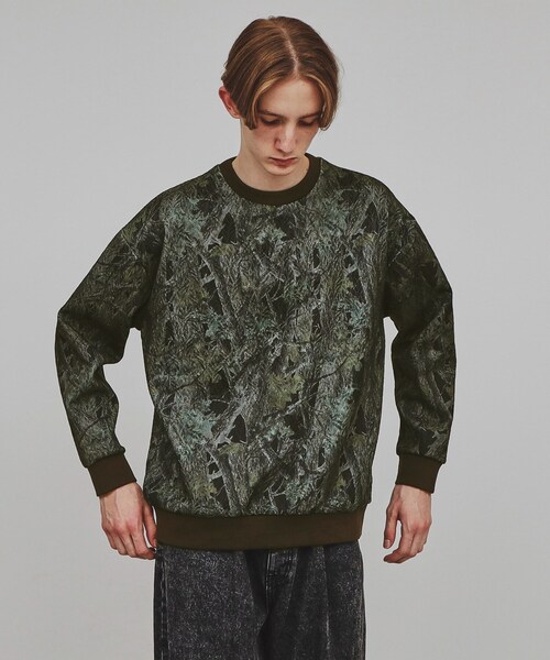 tk.TAKEO KIKUCHI（ティーケータケオキクチ）の「◆カモフラージュプリントカットソー（Tシャツ/カットソー・メンズ・ダークブラウン系3/ネイビー系3/ブラック系3・02/03）」の15枚目の写真