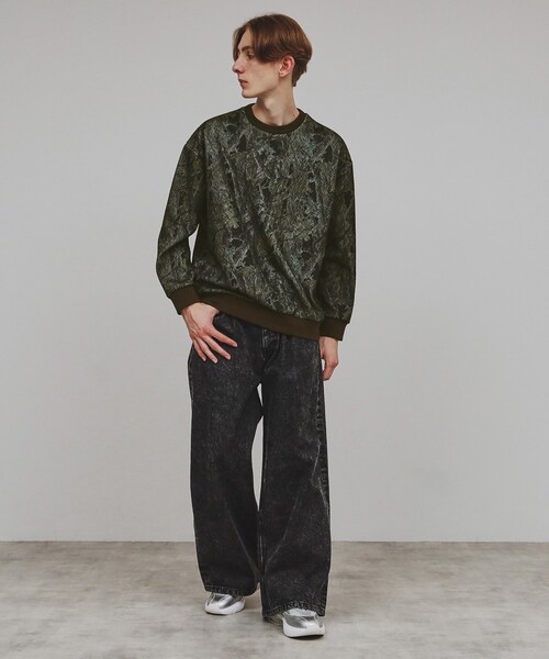 tk.TAKEO KIKUCHI（ティーケータケオキクチ）の「◆カモフラージュプリントカットソー（Tシャツ/カットソー・メンズ・ダークブラウン系3/ネイビー系3/ブラック系3・02/03）」の16枚目の写真