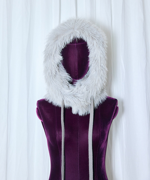 キジマタカユキLong Faux Fur Hood