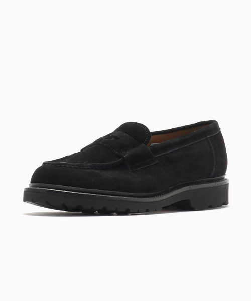 BAYCREW'S DEPO(ベイクルーズデポ)の「【SandWaterr / サンドウォーター】CRAFTED LOAFER / KIP SKIN SUE(ローファー・メンズ・ブラック・27.5cm/26.5cm)」の2枚目の写真