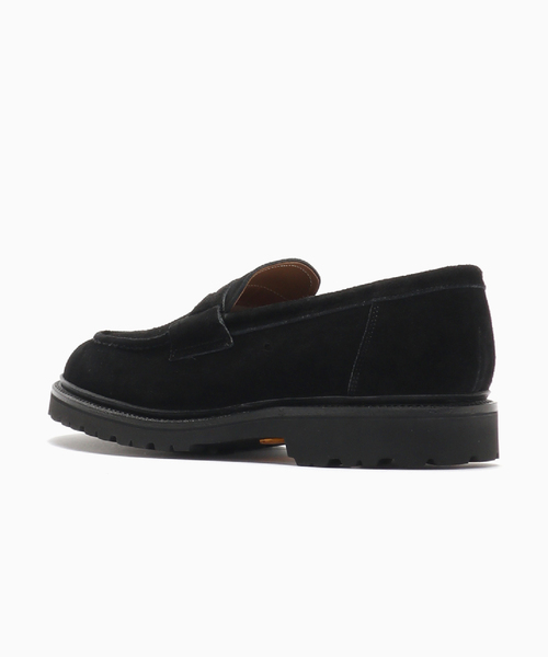 BAYCREW'S DEPO(ベイクルーズデポ)の「【SandWaterr / サンドウォーター】CRAFTED LOAFER / KIP SKIN SUE(ローファー・メンズ・ブラック・27.5cm/26.5cm)」の3枚目の写真