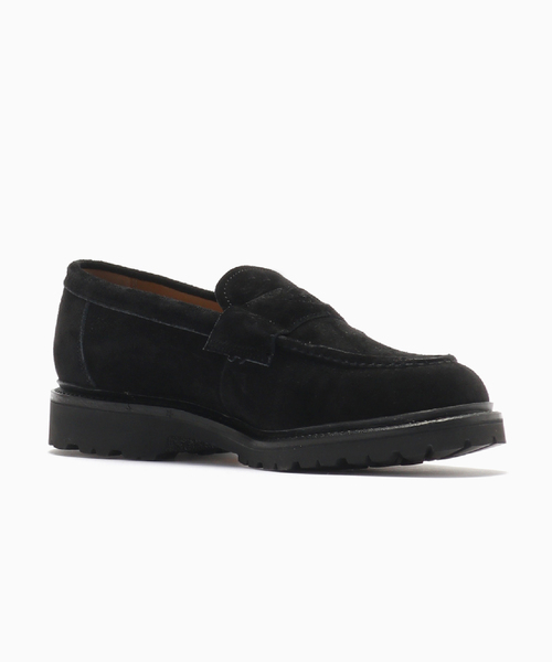 BAYCREW'S DEPO(ベイクルーズデポ)の「【SandWaterr / サンドウォーター】CRAFTED LOAFER / KIP SKIN SUE(ローファー・メンズ・ブラック・27.5cm/26.5cm)」の5枚目の写真