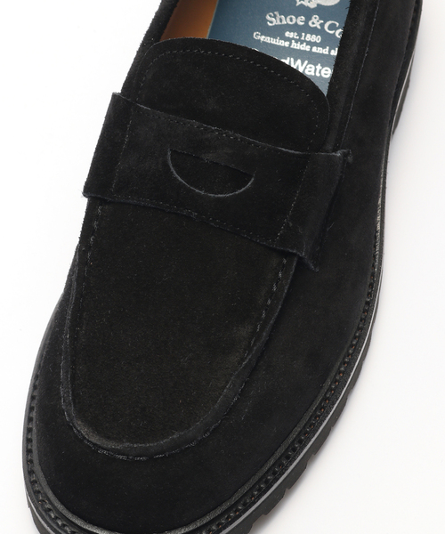 BAYCREW'S DEPO(ベイクルーズデポ)の「【SandWaterr / サンドウォーター】CRAFTED LOAFER / KIP SKIN SUE(ローファー・メンズ・ブラック・27.5cm/26.5cm)」の6枚目の写真