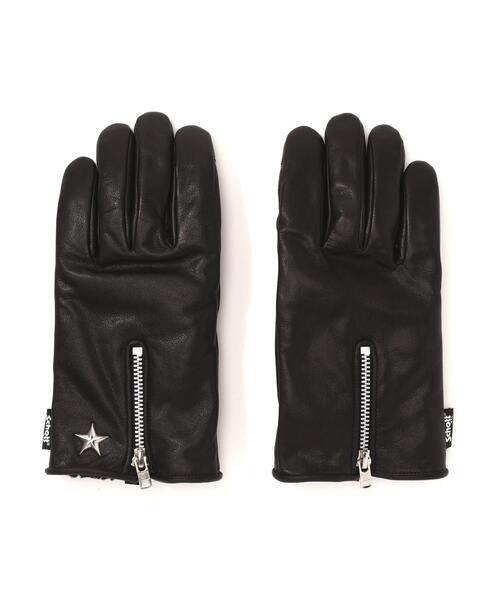 新品　Schott ショット　⁠WINTER ZIP GLOVE 日本製 Schott/ショット/WINTER ZIP GLOVE/ウィンタージップグローブ（手袋