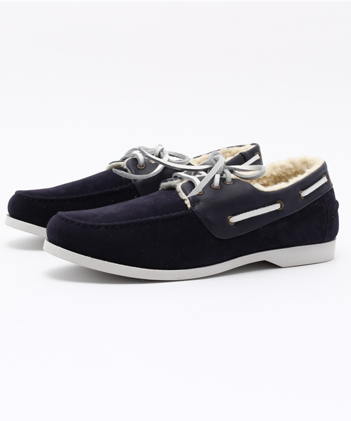 OUTLET（アウトレット）の「【CIAOPANIC TYPY】ボアデッキシューズ（その他シューズ・メンズ・ベージュ/ネイビー/ブラック・42/41/43）」の3枚目の写真