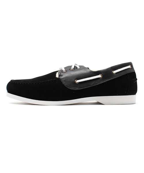 OUTLET（アウトレット）の「【CIAOPANIC TYPY】ボアデッキシューズ（その他シューズ・メンズ・ベージュ/ネイビー/ブラック・42/41/43）」の4枚目の写真