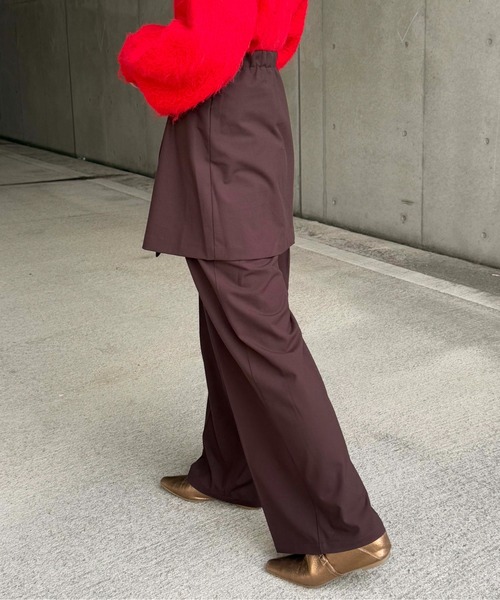 1chaku.（イッチャク）の「マルチウェイラップスカート/ビスチェ【セットアップ可能】（スカート・レディース・ブラック/チャコールグレー/ダークブラウン/ブラウン/ネイビー×ホワイト/グレー/グレー×ホワイト・マルチサイズ）」の13枚目の写真