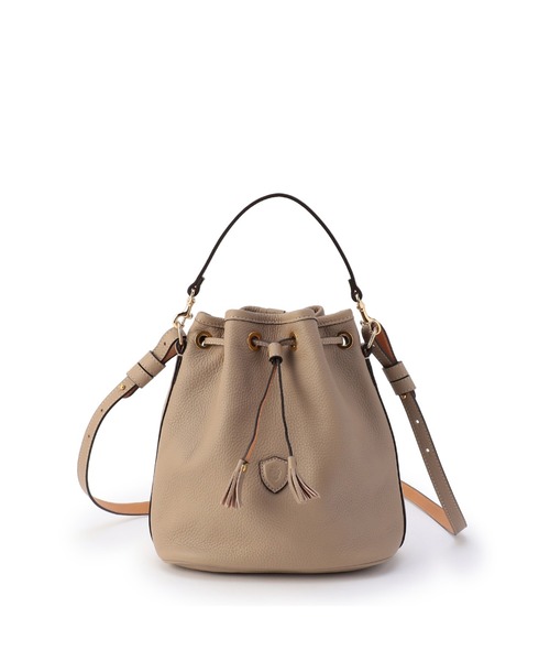 Felisi（フェリージ）の「Felisi（フェリージ） ドローストリングバッグ 21/17/LD+DS（ショルダーバッグ・レディース・ブラック×グレー/ブルー系その他/ベージュ/カーキ・FREE）」の2枚目の写真