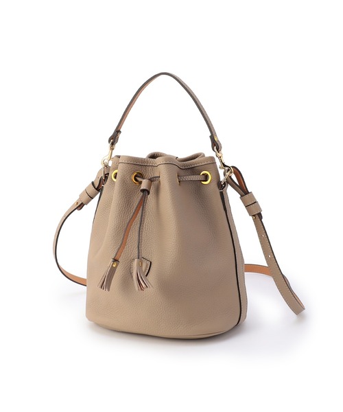 Felisi（フェリージ）の「Felisi（フェリージ） ドローストリングバッグ 21/17/LD+DS（ショルダーバッグ・レディース・ブラック×グレー/ブルー系その他/ベージュ/カーキ・FREE）」の5枚目の写真