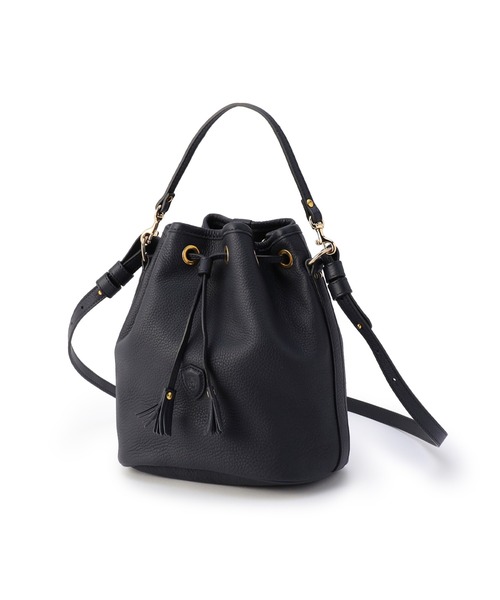 Felisi（フェリージ）の「Felisi（フェリージ） ドローストリングバッグ 21/17/LD+DS（ショルダーバッグ・レディース・ブラック×グレー/ブルー系その他/ベージュ/カーキ・FREE）」の10枚目の写真