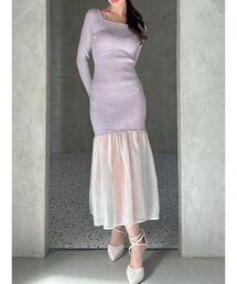 RESEXXY | ヘムシアーマーメイドニットワンピース(ワンピース)