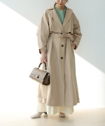 Jines（ジネス）の「バックチュールデザイントレンチコート（トレンチコート）」