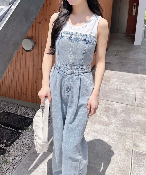 セール】【WEB限定】デニムサロペット（サロペット/オーバーオール