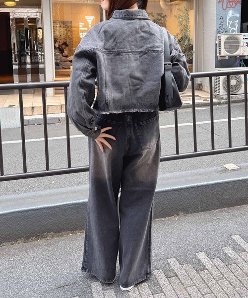 INGNI（イング）の「【WEB限定】デニムサロペット（サロペット/オーバーオール・レディース・ブルー系その他3/グレー/ライトグレー/インディゴブルー・M/S）」の18枚目の写真