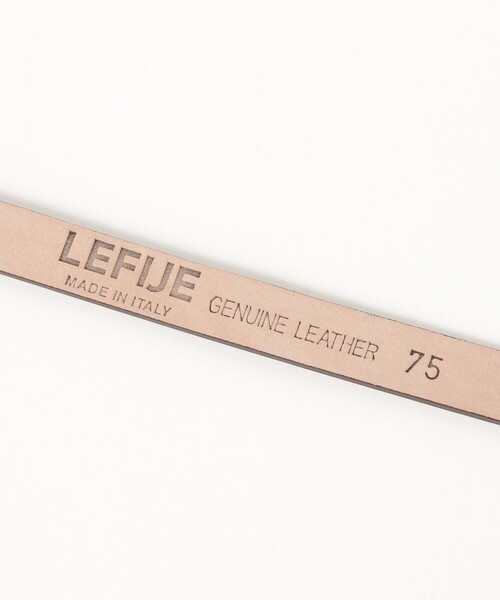 LEFIJE(レフィエ)の「LEFIJE / Tresor ベルト(ベルト・レディース・ブラック/ブラウン・ONE SIZE)」の3枚目の写真