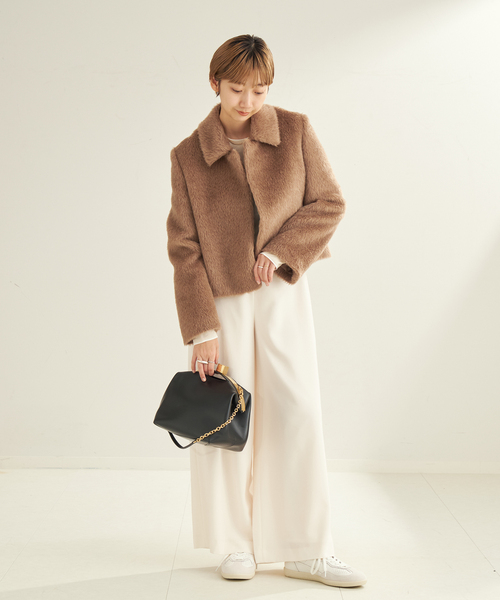 plage（プラージュ）の「Georgette Relax Wide パンツ（スラックス