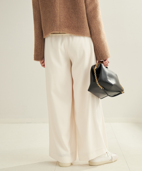 プラージュ　パンツ　ワイド plage（プラージュ）の「Georgette Relax Wide パンツ（スラックス