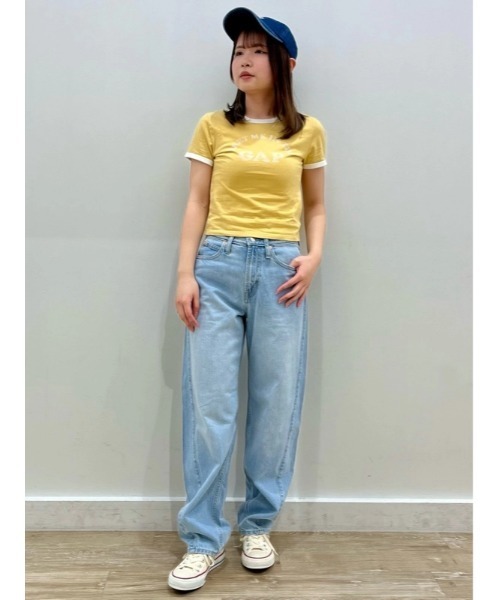 新品タグ付き　GAP デニムパンツ セール】ウォッシュウェル ハイライズ ダメージ '70sフレア