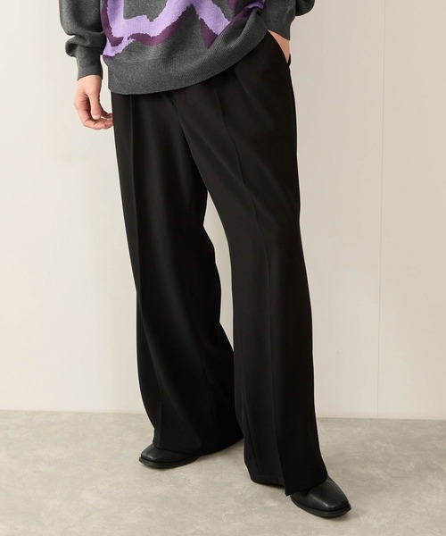 リファインドクロスワイドフレアパンツ（その他パンツ）｜JUNRED（ジュンレッド）