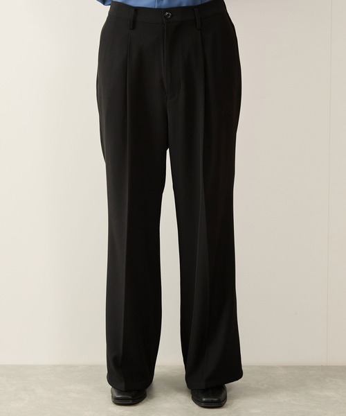 JUNRED(ジュンレッド)の「【セットアップ対応】リファインドクロスワイドフレアパンツ(その他パンツ・メンズ・ブラック/ブルー系その他4/チャコールグレー・S/M/L)」の18枚目の写真