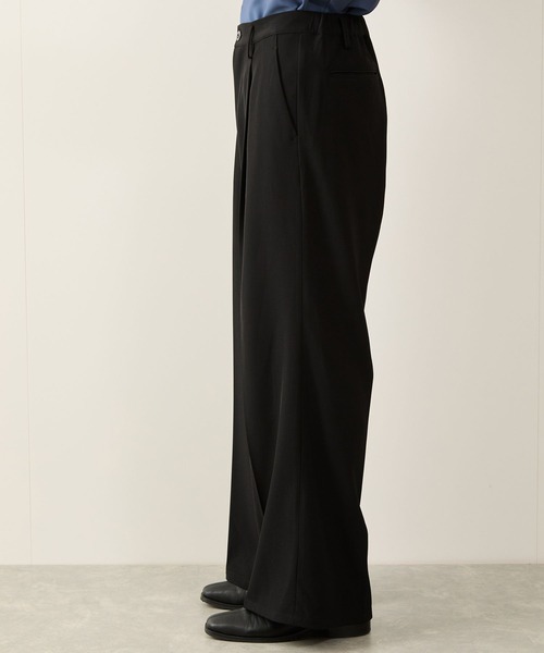 JUNRED(ジュンレッド)の「【セットアップ対応】リファインドクロスワイドフレアパンツ(その他パンツ・メンズ・ブラック/ブルー系その他4/チャコールグレー・S/M/L)」の19枚目の写真