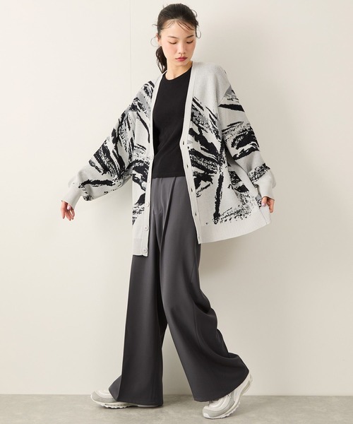 JUNRED(ジュンレッド)の「【セットアップ対応】リファインドクロスワイドフレアパンツ(その他パンツ・メンズ・ブラック/ブルー系その他4/チャコールグレー・S/M/L)」の16枚目の写真