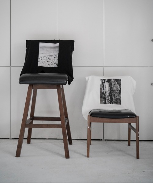 Utusiyo（ウツシヨ）の「sleeveless tee 雨樹（Tシャツ/カットソー・メンズ・ブラック/ホワイト・FREE）」の3枚目の写真