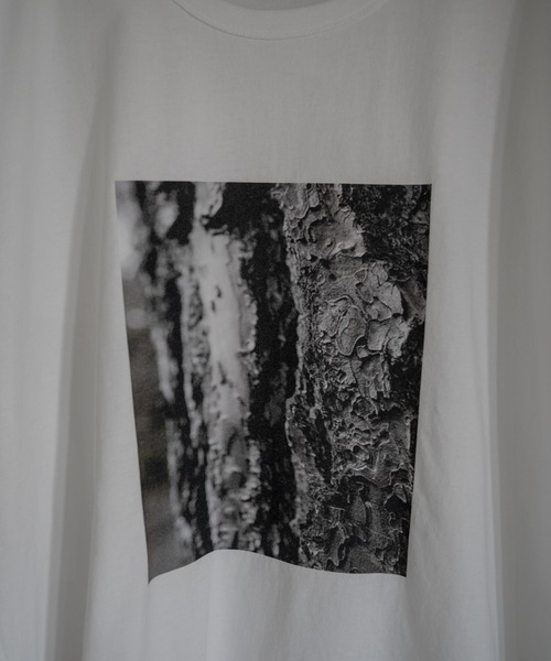 Utusiyo（ウツシヨ）の「sleeveless tee 雨樹（Tシャツ/カットソー・メンズ・ブラック/ホワイト・FREE）」の9枚目の写真