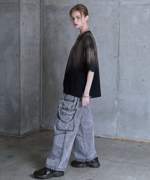 SERACE（セラス）の「【SERACE】＋6㎝ volume high sole sneakers / ＋6㎝ボリュームハイソールスニーカー（スニーカー・メンズ・ブラック・S/M/L）」の20枚目の写真