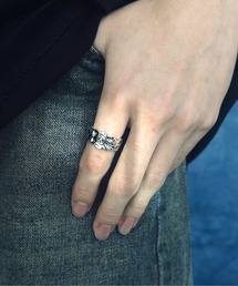 【B-925 SILVER】925リング b925-r366-8g