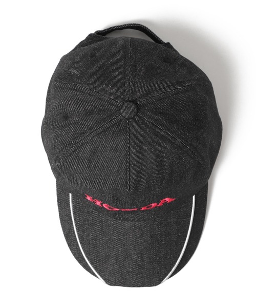 WEGO（ウィゴー）の「∴WEGO/【25年春夏新作】別注Hondaキャップ（キャップ・レディース・ブラック/ブラック系2・FREE）」の7枚目の写真