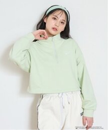 LOVETOXIC(ラブトキシック)の【Reebok】クロップドハーフジップ(スウェット)