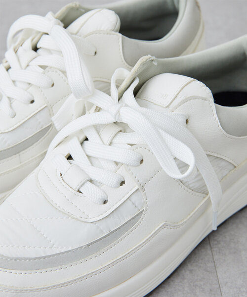 GALLARDAGALANTE（ガリャルダガランテ）の「【2.718】キルティングスニーカー（スニーカー・レディース・ブラック/ホワイト・37/38/36）」の9枚目の写真