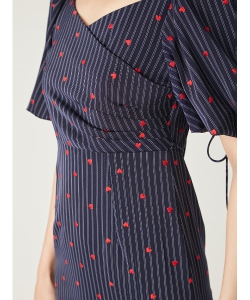 フレイアイディー　新品タグ付き ハートエンブロイダリーワンピース FRAY I.D（フレイアイディー）の「ハートエンブロイダリー